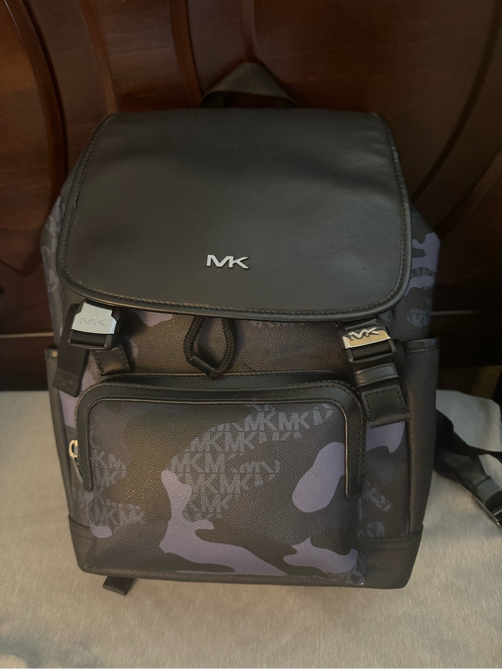 Michael Kors Cooper Camouflage Flap Backpack